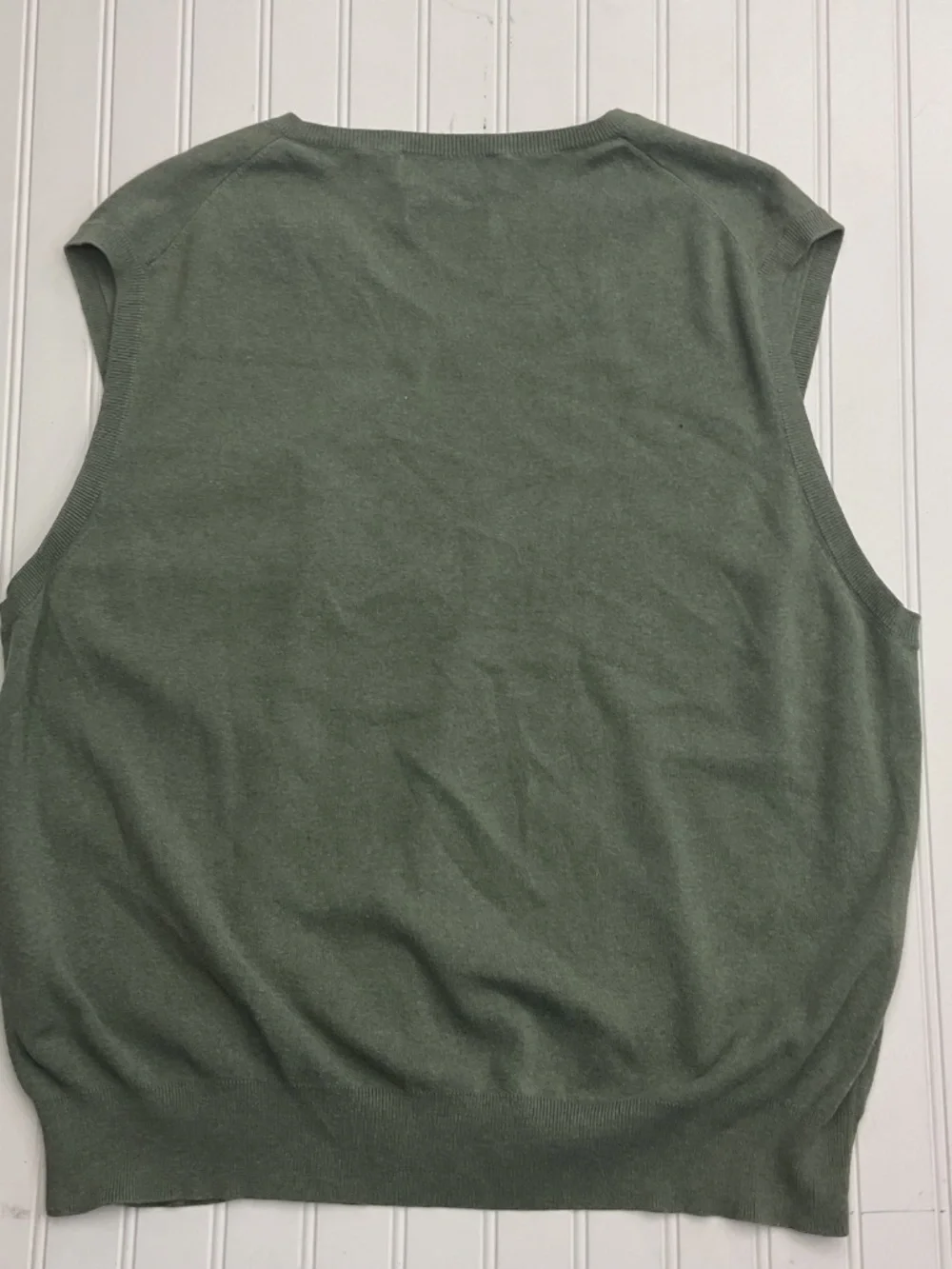 Polo Ralph Lauren Men's V-Neck Sweater 100% Pima Cotton Heather Sage Green XXL